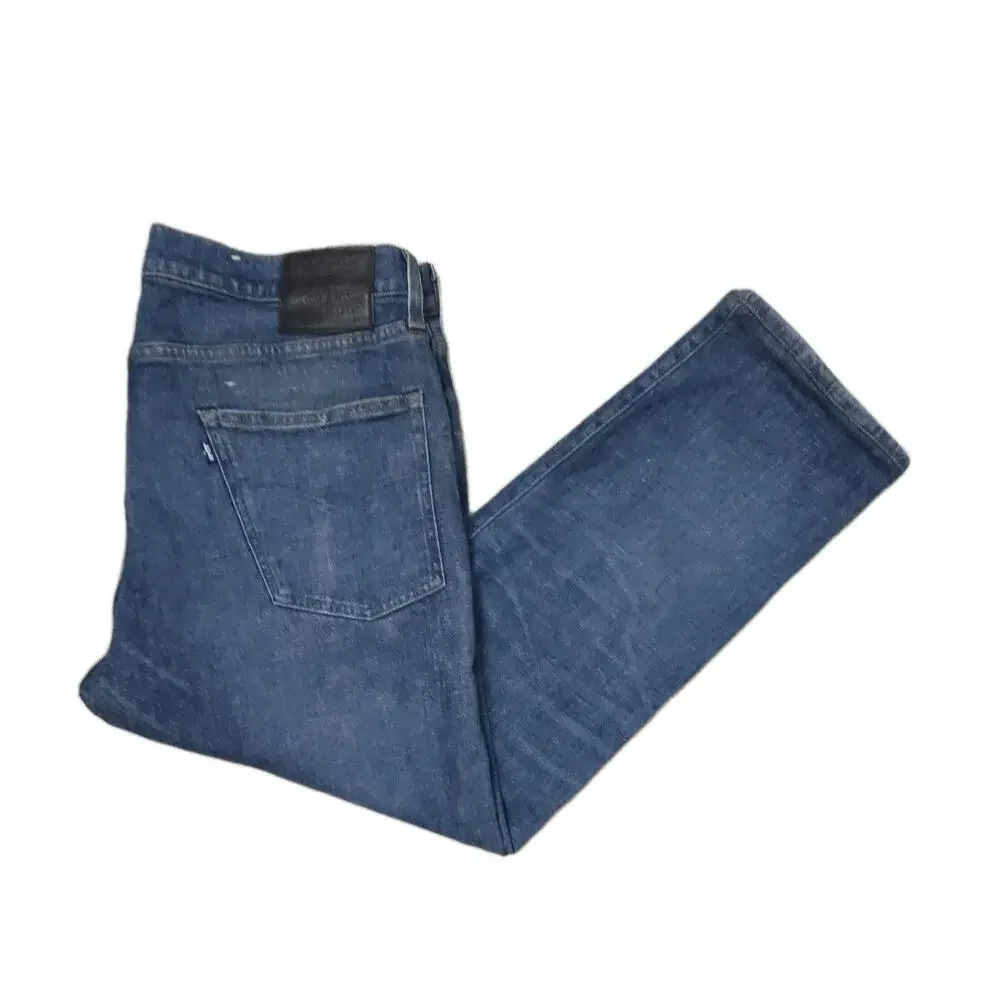 Levis Made & Crafted 502 Taper Japanese Selvedge Jeans Big E 36(38×27) - Picture 3 of 6